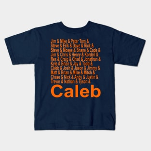 Bears Quarterbacks to Caleb Kids T-Shirt